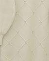 Taş Detaylı Kare Desenli Triko Tunik -Krem-Tunik-295-1013-R28