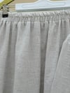 Taş Ve Kurdele Detaylı Etekli Keten Takım -Taş-Takım-307-2290-R43