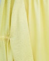 Taşlı Bol Paça Pantolonlu Tünel Bağcıklı Kimono Takım -Sarı-Takım-111-40683-R22