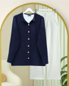 Taşlı Düğmeli Yumoş Salaş Triko Hırka -Laci-Hırka-109-0945-R03