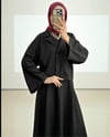Tek Düğmeli Etekli Keçe Takım -Siyah-Takım-307-0024-R01