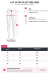 Tokalı Kemerli Fermuarlı Parçalı Kot Etek -Buz Mavi-Etek-423-3506-R37