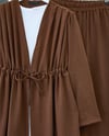 Tünel Bağcıklı Ayrobin Kimono Takım -Kahve-Takım-349-7073-R15