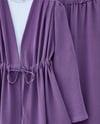 Tünel Bağcıklı Ayrobin Kimono Takım -Mor-Takım-349-7073-R34