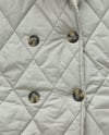 Yakası Kürklü Beli Kemerli Düğmeli Astarlı Kapitone Mont -Taş-Mont-414-4905-R43