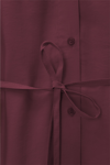 Yakası Taşlı Belden Bağlamalı Pantolonlu Takım -Bordo-Takım-414-5524-R04