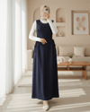 Yandan Bağlamalı Double Kumaş Jile  -Laci-Elbise-111-61602-R03
