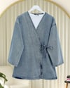 Yandan Bağlamalı Kot Kimono -Açık Mavi-Ceket-111-50718KOT-R25