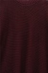 Yarasa Kol Ajurlu Triko Kazak -Bordo-Kazak-109-1219-R04