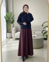 Yarım Boğazlı Fermuarlı Triko Hırka -Laci-Hırka-109-0887-R03