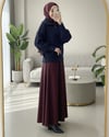 Yarım Boğazlı Fermuarlı Triko Hırka -Laci-Hırka-109-0887-R03