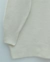 Yarım Boğazlı Yumoş Salaş Triko Kazak -Krem-Kazak-109-0965-R28