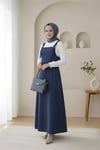 Yarım Fermuarlı Gabardin Jile  -Laci-Elbise-362-4289-R03