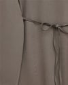 Yuvarlak Yaka Beli Bağlamalı Penye Tunik -Açık Kahve-Tunik-253-13071-R76