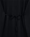 Yuvarlak Yaka Beli Bağlamalı Penye Tunik -Siyah-Tunik-253-13071-R01