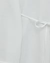 Yuvarlak Yaka Beli Bağlamalı Penye Tunik -Beyaz-Tunik-253-13071-R02