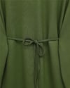 Yuvarlak Yaka Beli Bağlamalı Penye Tunik -Haki-Tunik-253-13071-R05