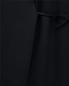 Yuvarlak Yaka Beli Bağlamalı Penye Tunik -Siyah-Tunik-253-13071-R01