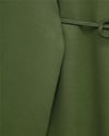 Yuvarlak Yaka Beli Bağlamalı Penye Tunik -Haki-Tunik-253-13071-R05