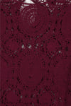 Yuvarlak Yaka İspanyol Kol Triko Bluz -Bordo-Bluz-364-2127-R04