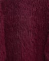 Yuvarlak Yaka Sakallı Triko Kazak -Bordo-Kazak-357-7004-R04