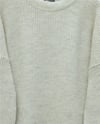Yuvarlak Yaka Salaş Triko Kazak -Krem-Kazak-109-0951-R28