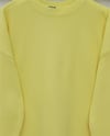 Yuvarlak Yaka Salaş Triko Kazak   -Sarı-Kazak-109-0952-R22