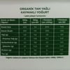 Organik Tam Yağlı Tava Yoğurt (900 gr) Orvital