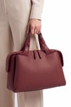 202-1206-6-BORDO FLOTER1206 Bordo Floter Kadın Omuz Çantası