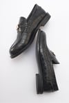 222-23023-2-SIYAH BASKIBLOSS Siyah Baskı Kadın Loafer