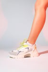 98-51166-3-BUZ/YESIL MULTIDUJA Buz Yeşil Multi Fileli Kadın Kalın Taban Spor Sneakers