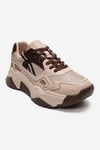 98-65191-1-BEJ/KAHVERENGİFLEUR Bej Kahverengi Kadın Sneaker