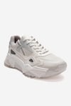 98-65191-2-BEYAZ/GUMUSFLEUR Beyaz Gümüş Kadın Sneaker