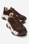98-65137-25-KAHVERENGI SUETLECCE Kahverengi Süet Kadın Spor Sneakers