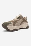 98-65137-27-YESIL/VIZON SUET MULTILECCE Yeşil Vizon Süet Multi Kadın Spor Sneakers