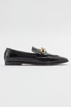 124-3374-1-SIYAH CILTLOUR Siyah Cilt Kadın Loafer