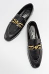 124-3374-1-SIYAH CILTLOUR Siyah Cilt Kadın Loafer