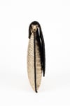 202-25-16-ALTIN DESENLIMAORI Altın Desenli Kadın Clutch Çanta
