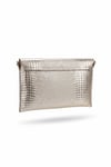 202-25-16-ALTIN DESENLIMAORI Altın Desenli Kadın Clutch Çanta