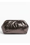 56-508-6-PLATIN DESENLIUVERA Platin Desenli Kadın Clutch Çanta
