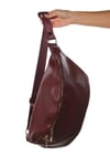 11-YB5075-39-BORDO FLOTERVENTA Bordo Floter Kadın Büyük Bel Çantası