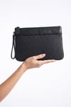 11-YK4803-4-SIYAH DESENLIZENIX Siyah Desenli Kadın Clutch Çanta