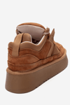 210-3001-3-TABA SUETRAVEN Taba Süet Hakiki Deri Kadın Platform Sneaker