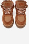 210-3001-3-TABA SUETRAVEN Taba Süet Hakiki Deri Kadın Platform Sneaker