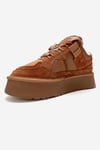 210-3001-3-TABA SUETRAVEN Taba Süet Hakiki Deri Kadın Platform Sneaker