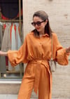  MANGO TUNİĞİ KISA ÖNDEN ÇITÇITLI BELİ LASTİKLİ KUS GÖZ 