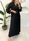  SİYAH PİLELİ ETEK