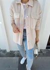 AÇIK BEJ 1137 PELUŞ CEKET