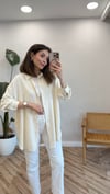AÇIK BEJ 27268 ÇİZGİLİ BASİC GÖMLEK