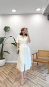 AÇIK BEJ 4595FERMUARLI ELBİSE